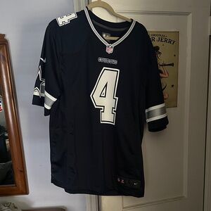 Black and Silver Football Jersey